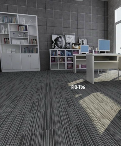 Thảm Trải Sàn Dạng Tấm BITUMEN RIO – T06 Thảm trải sàn dạng tấm thảm đế bitumen trung tâm thương mại