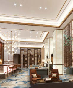 Thảm Trải Sàn Hội Trường HT-1000-07 Thảm Khách sạn thảm chống trượt PP woven